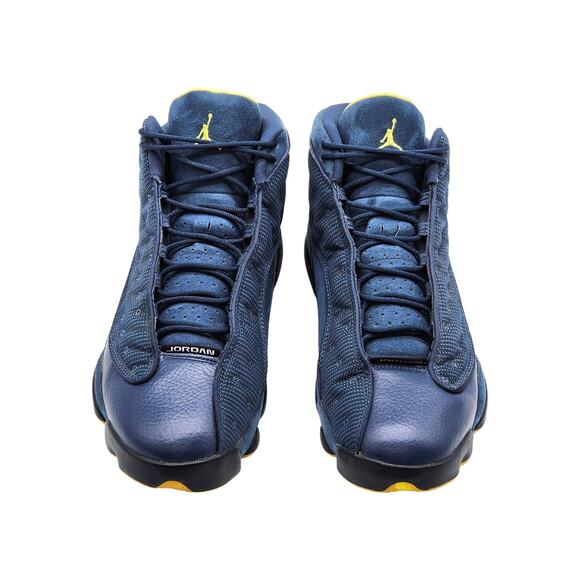 Air Jordan 13 Retro Squadron 414571-405 Men’s Sneakers Blue US 13 - Preowned main image 9